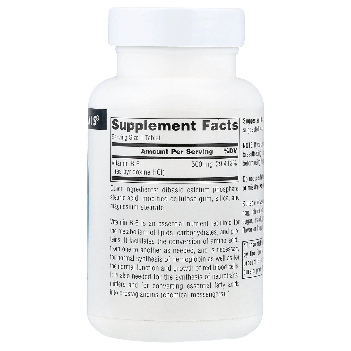 Source Naturals, B-6, 500 mg, 100 Tablets