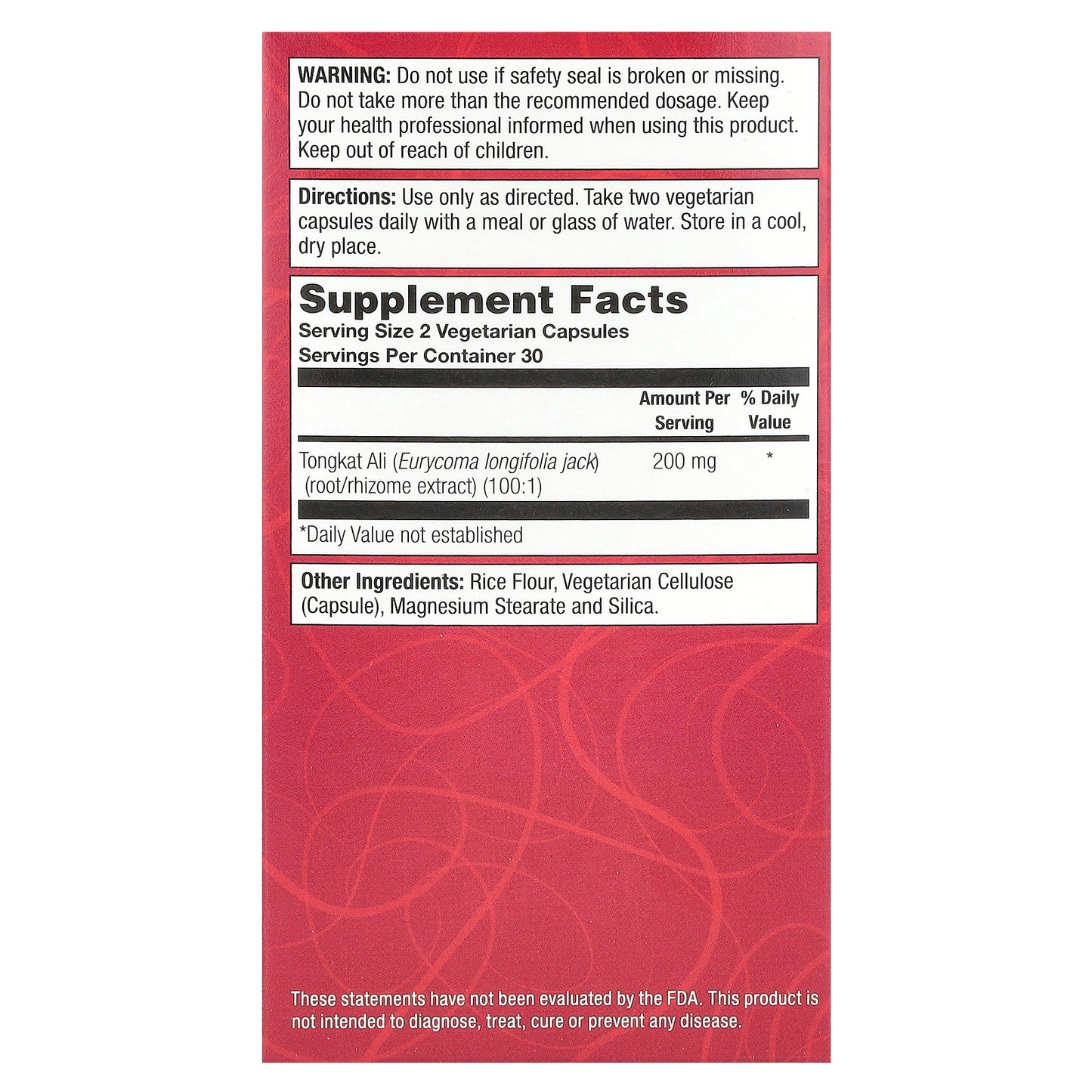 Natural Balance, Long Jack, PowerMax™, 60 Vegetarian Capsules (100 mg per Capsule)