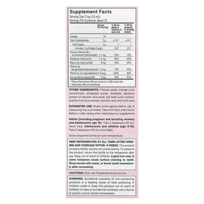 Flora, Iron with B-Vitamin Complex, 7.7 fl oz (228 ml)