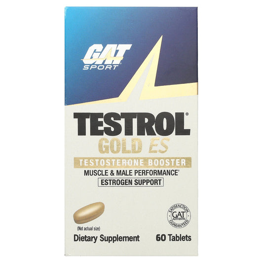 GAT, Testrol® Gold ES, Testosterone Booster, 60 Tablets