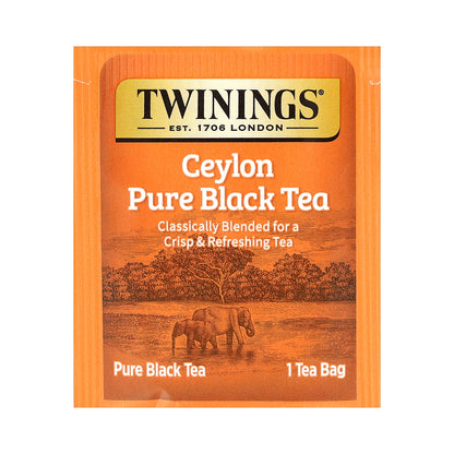 Twinings, Ceylon Pure Black Tea, 20 Tea Bags, 1.41 oz (40 g)