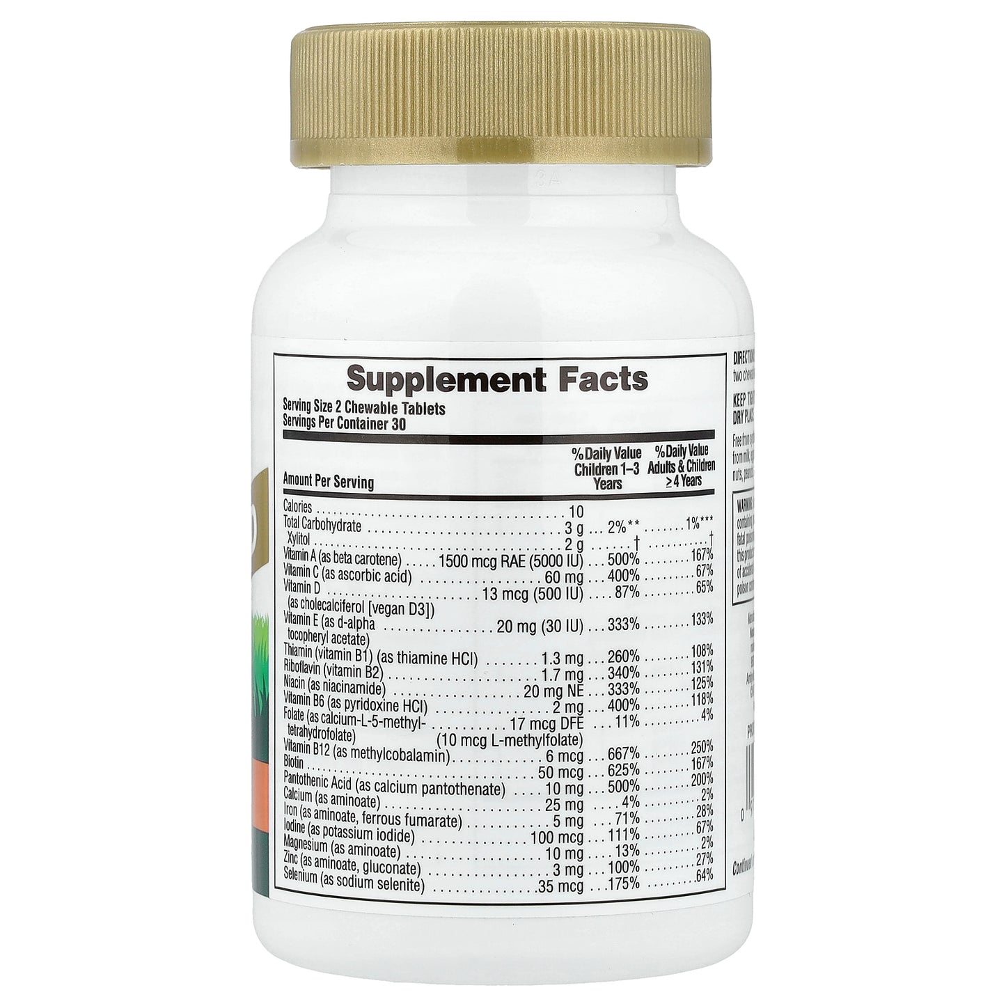 NaturesPlus, Animal Parade Gold, Children's Chewable Supplement, Cherry, Grape & Orange, 60 Animal-Shaped Tablets