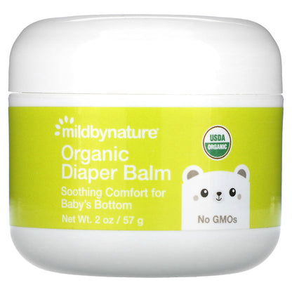 Mild By Nature, Organic Diaper Balm, 2 oz (57 g)