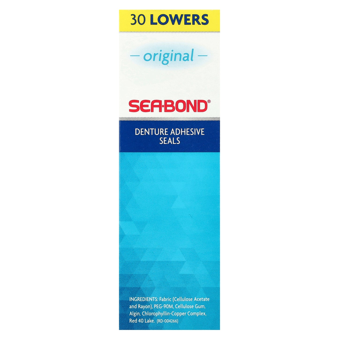 SeaBond, Denture Adhesive Seals, Original, 30 Lowers