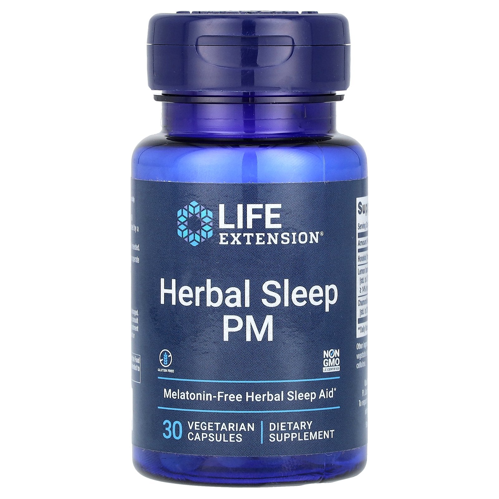 Life Extension, Herbal Sleep PM, 30 Vegetarian Capsules