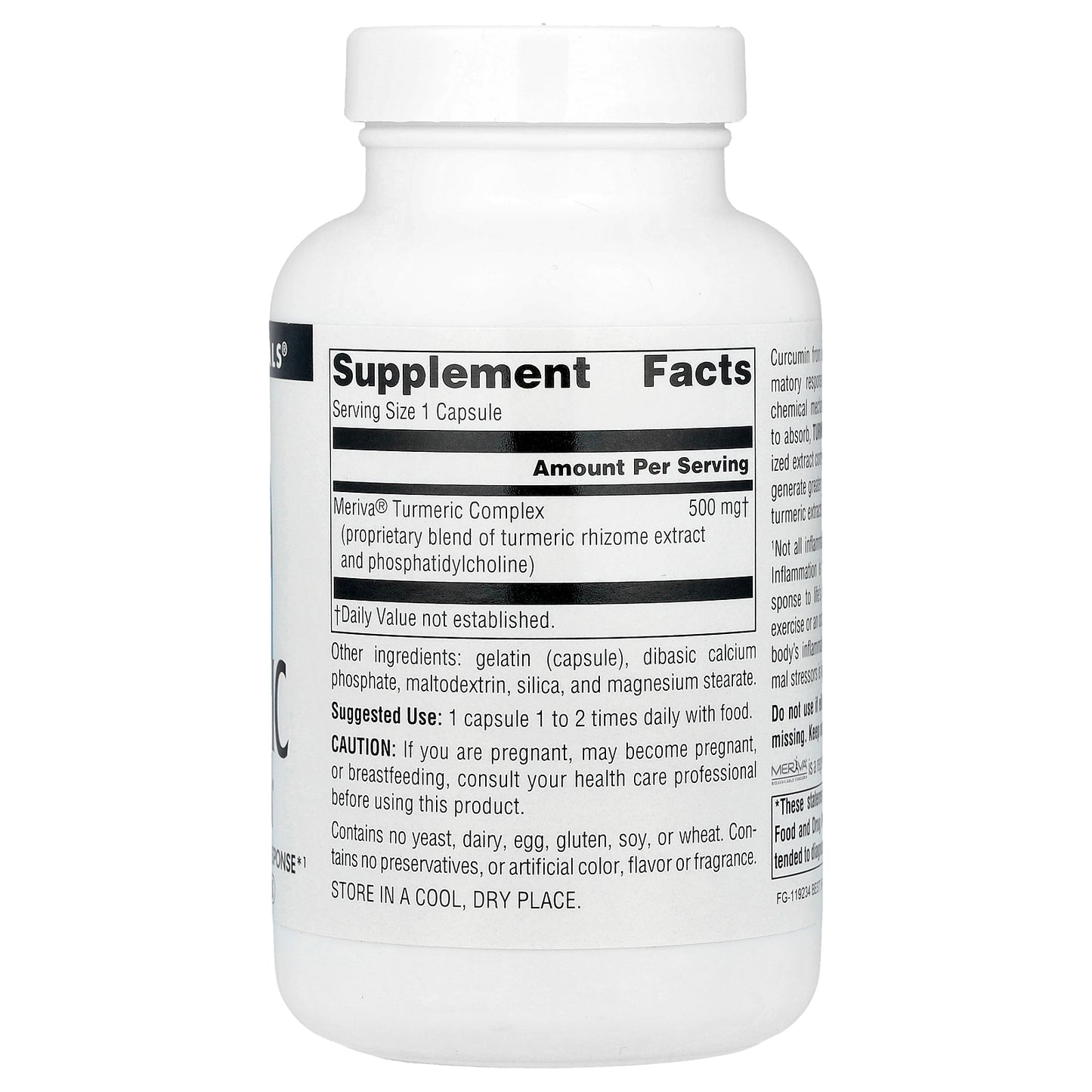 Source Naturals, Turmeric With Meriva®, 500 mg, 120 Capsules