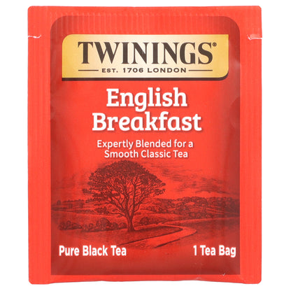 Twinings, Pure Black Tea, English Breakfast, 25 Tea Bags, 1.76 oz (50 g)