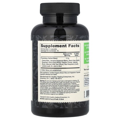 Crystal Star, Muscle Relax, 60 Vegetarian Capsules