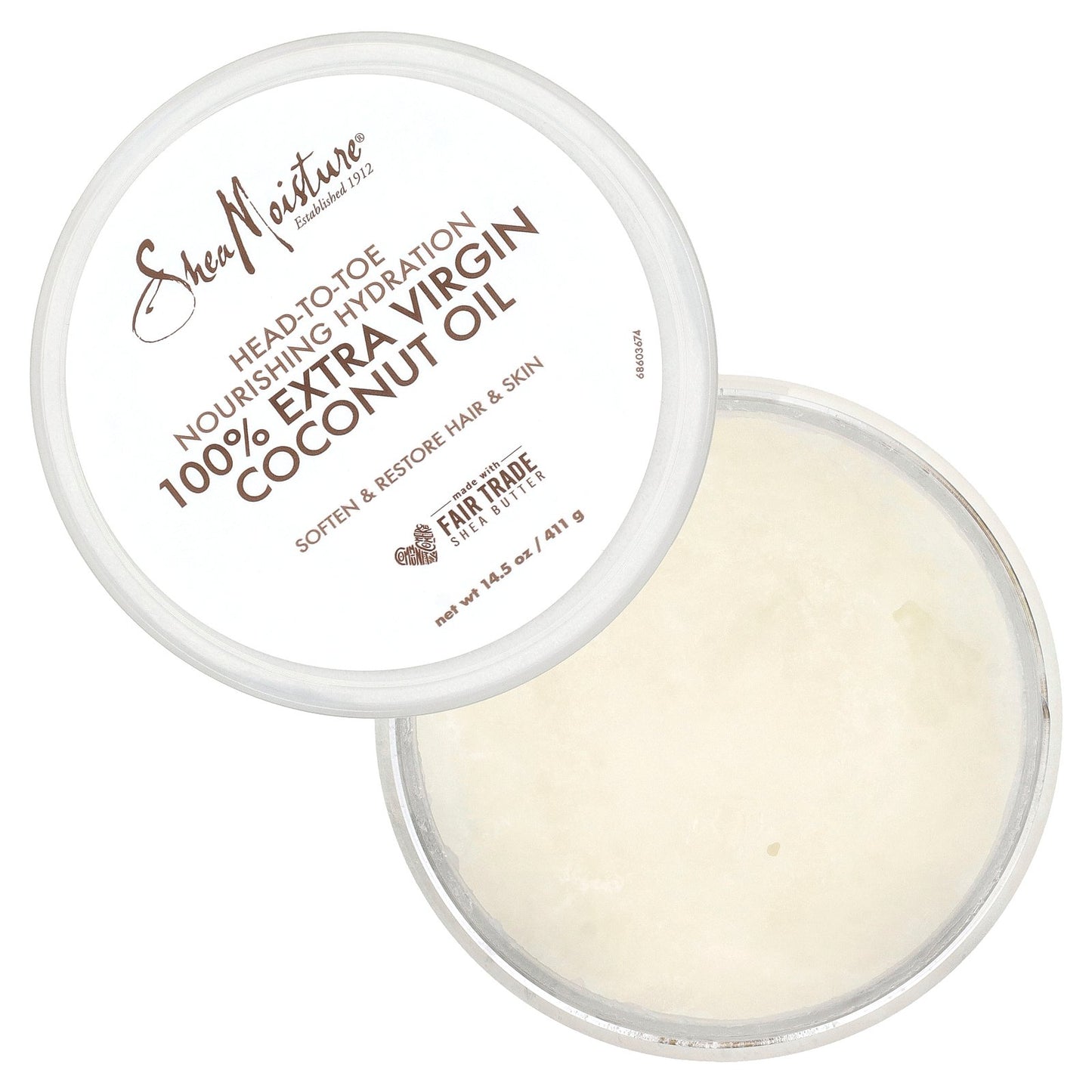 SheaMoisture, 100% Virgin Coconut Oil, 14.5 oz (411 g)
