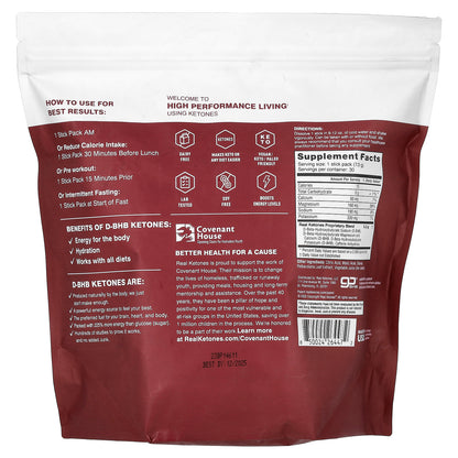 Real Ketones, Shift, Caffeinated Mixed Berry, 30 Packets, 0.26 oz (7.3 g) Each