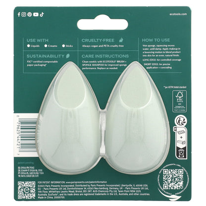 EcoTools, Blurring Blender Duo, 2 Sponges