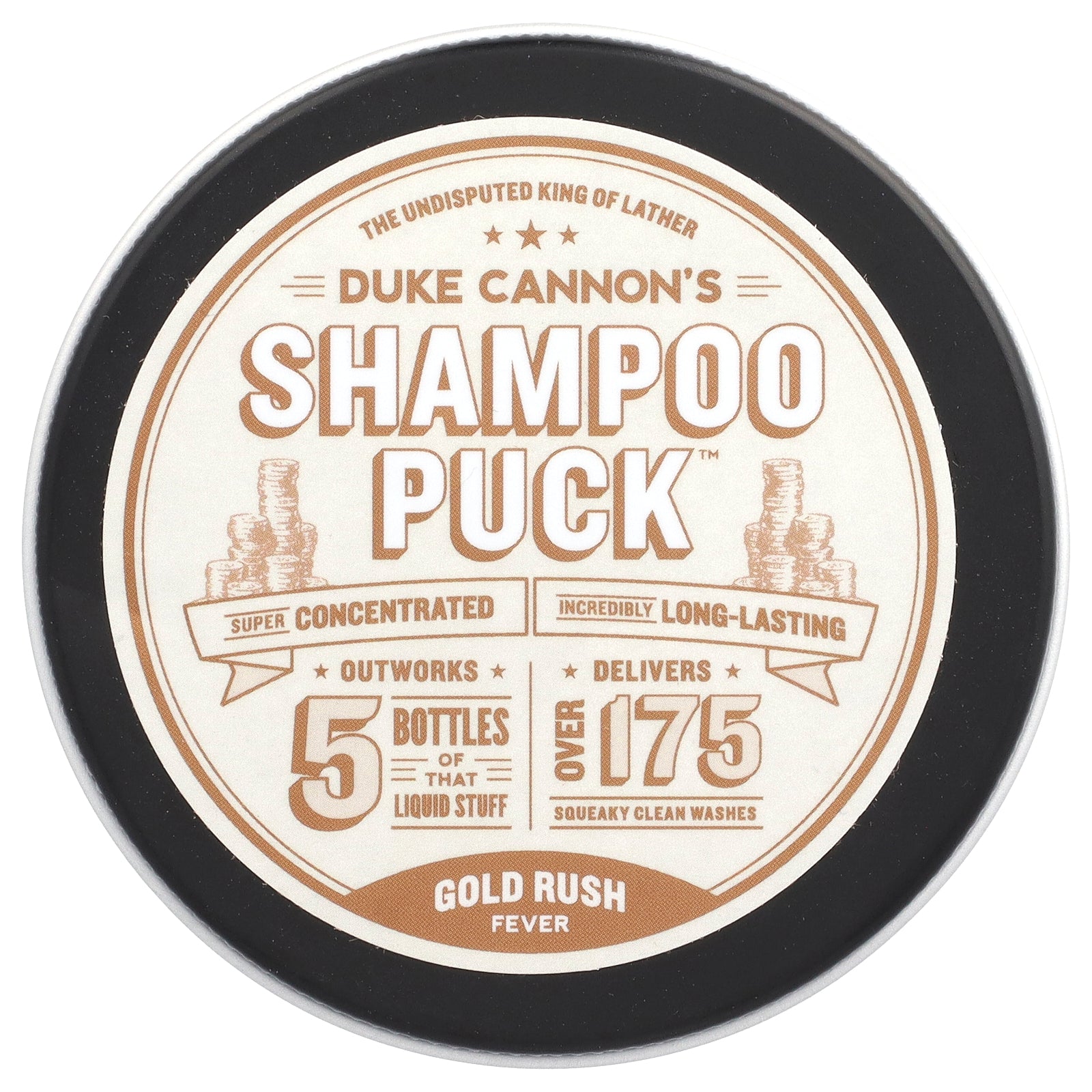 Duke Cannon Supply Co., Shampoo Puck™, Gold Rush Fever , 4.2 oz