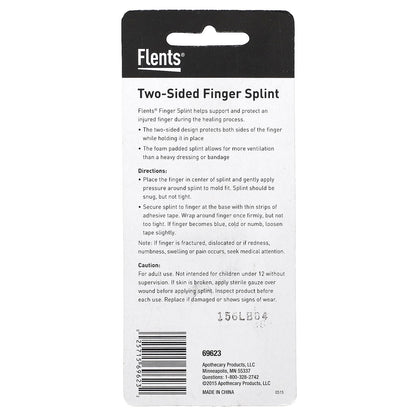 Flents, Finger Splint, Two Sided, Medium, 1 Count