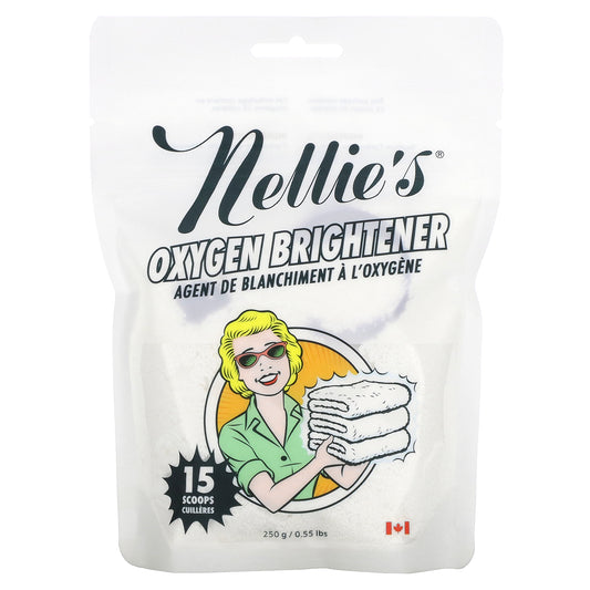 Nellie's, Oxygen Brightener, 15 Scoops, 0.55 lbs (250 g)