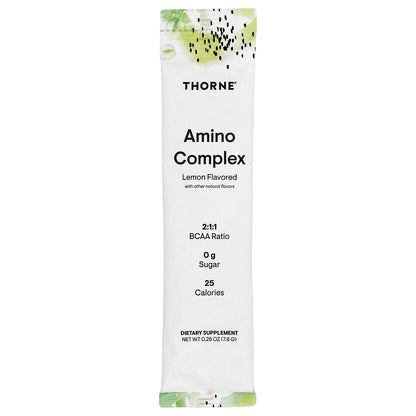 Thorne, Amino Complex, Lemon, 30 Stick Packs, 0.28 oz (7.8 g) Each