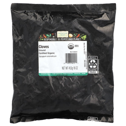 Frontier Co-op, Organic Ground Cloves, 16 oz (453 g)