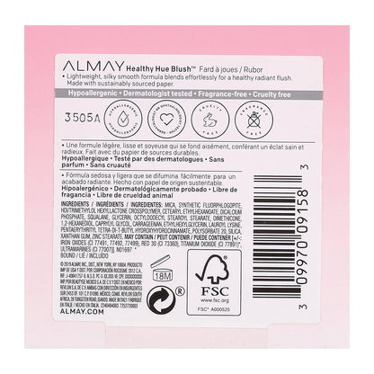 Almay, Healthy Hue Blush, 300 Pink Flush, 0.17 oz (5 g)