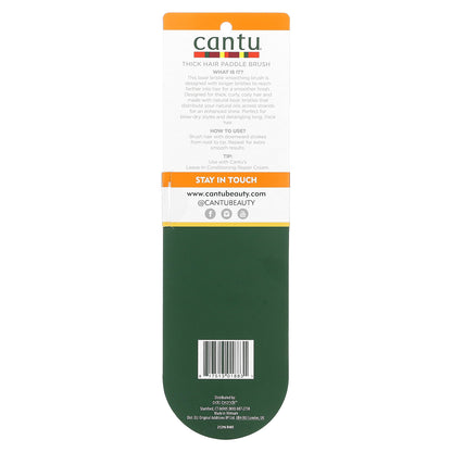 Cantu, Smooth, Thick Hair Paddle Brush, 1 Brush