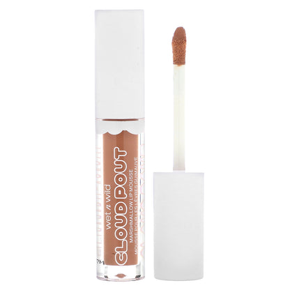 wet n wild, Clout Pout Marshmallow Lip Mousse, 1111926 Fluffernutter, 0.1 fl oz (3 ml)