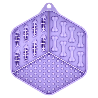 Spunky Pup, The Lick Pad, Dog & Cat, Hexagon, 1 Pad