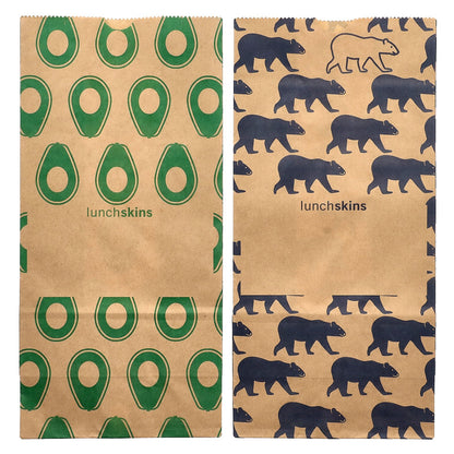 Lunchskins, Sac Up! Recyclable Lunch Sacs, 50 Bags