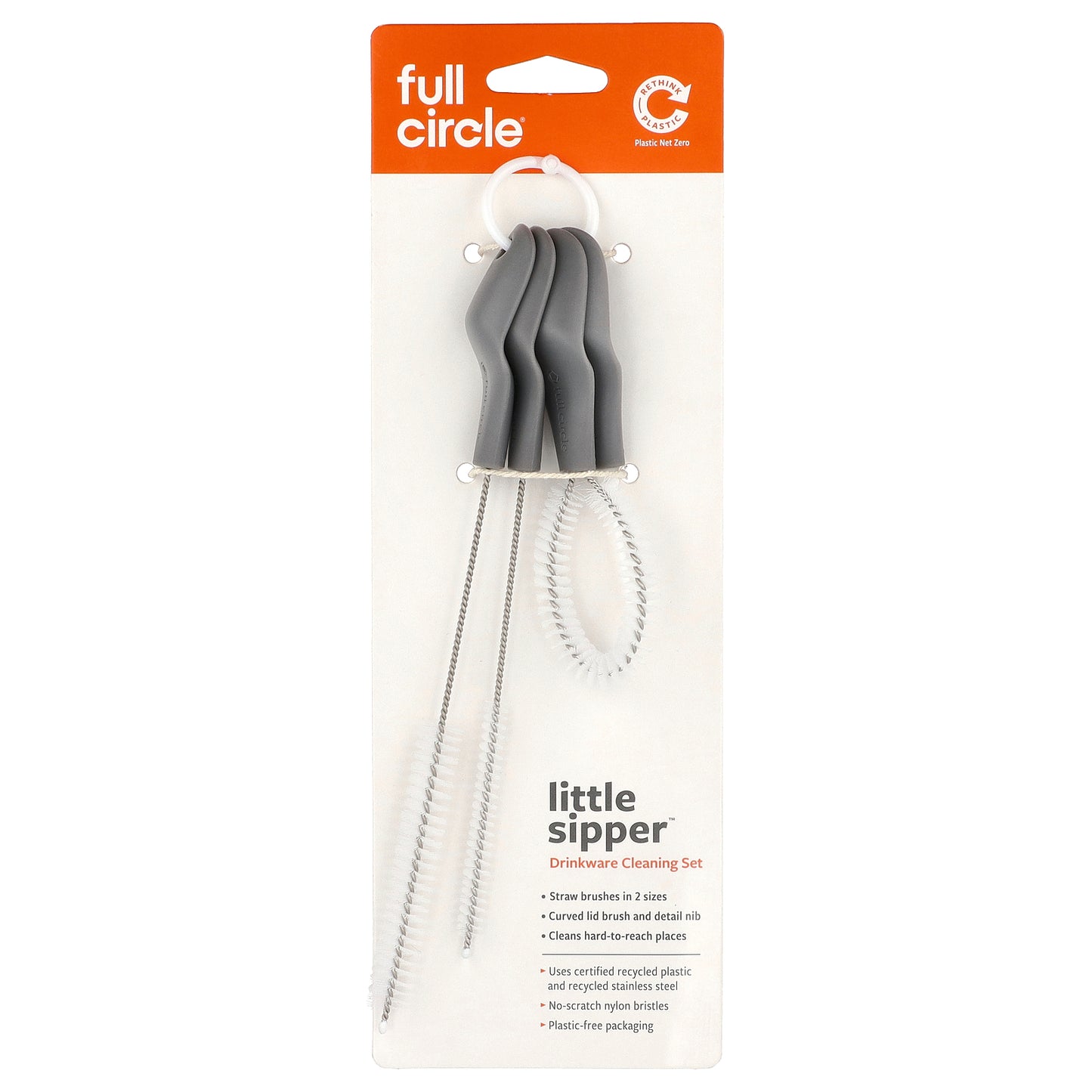 Full Circle, Little Sipper™, Drinkware Cleaning Set , 4 Brushes