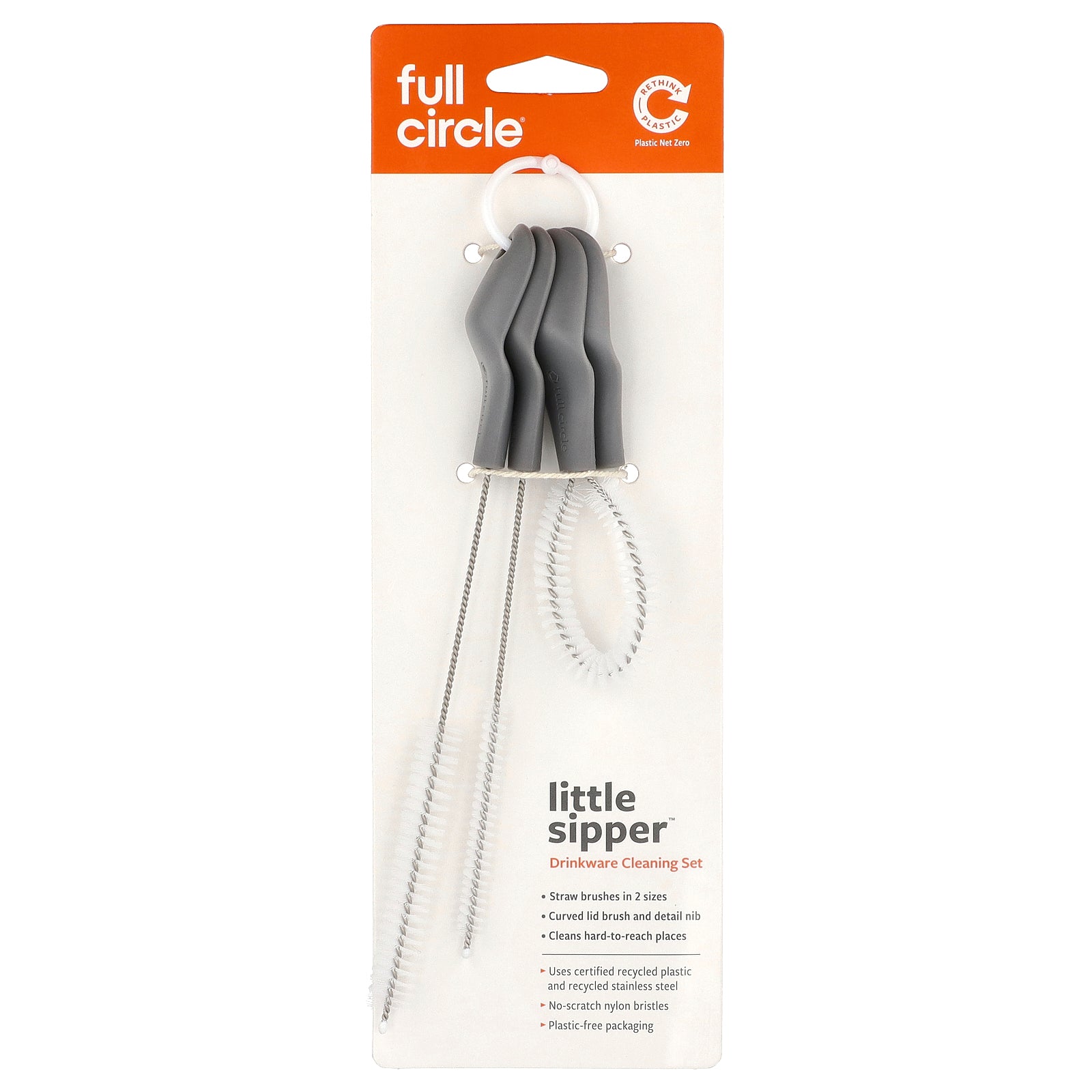 Full Circle, Little Sipper™, Drinkware Cleaning Set , 4 Brushes