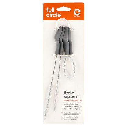 Full Circle, Little Sipper™, Drinkware Cleaning Set , 4 Brushes