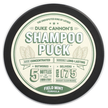 Duke Cannon Supply Co., Shampoo Puck™, Field Mint Formula, 4.2 oz