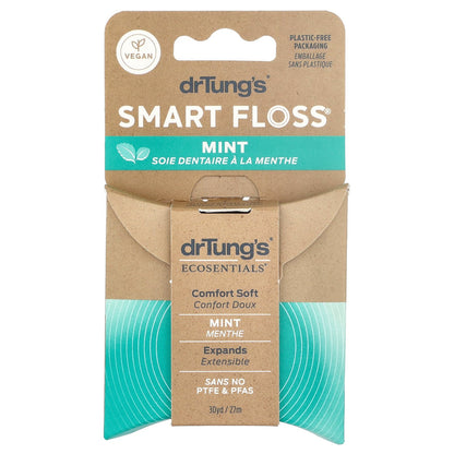 Dr. Tung's, Ecosentials™, Smart Floss®, Mint, 30 yd (27 m)
