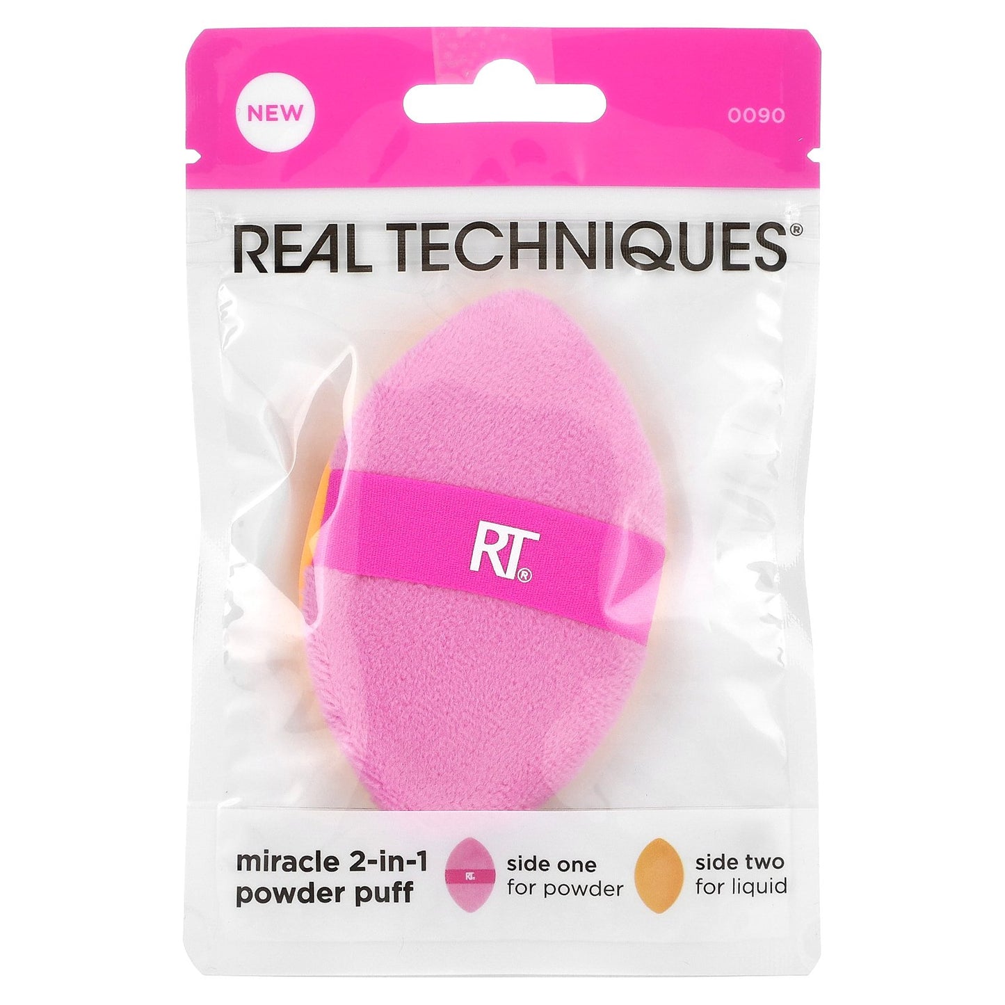 Real Techniques, Miracle 2-in-1 Powder Puff, 1 Sponge