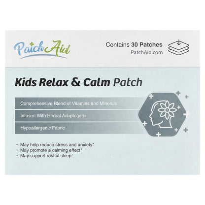 PatchAid, Kids Relax & Calm Patch, 30 Patches