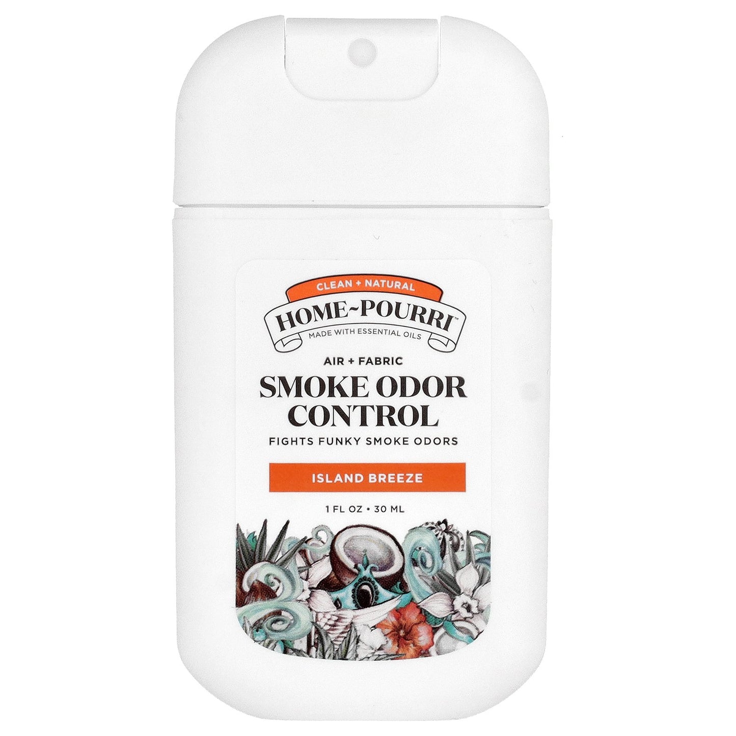 Poo-Pourri, Home-Pourri™, Smoke Odor Control, Island Breeze, 1 fl oz (30 ml)