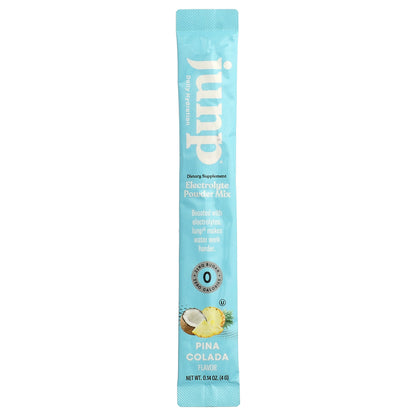 JUNP Hydration, Electrolyte Powder Mix, Pina Colada, 5 Stick Packs, 0.14 oz (4 g) Each