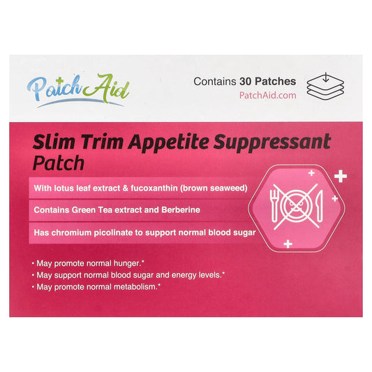 PatchAid, Slim Trim Appetite Suppressant Patch,  30 Patches