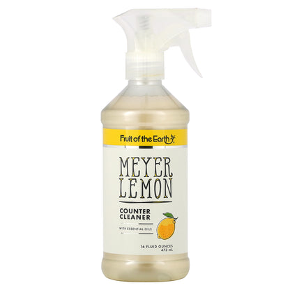 Fruit of the Earth, Meyer Lemon Counter Cleaner, 16 fl oz (473 ml)