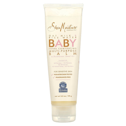 SheaMoisture, Baby Multi-Purpose Balm, Oat Milk & Rice Water,  3.5 oz (99 g)