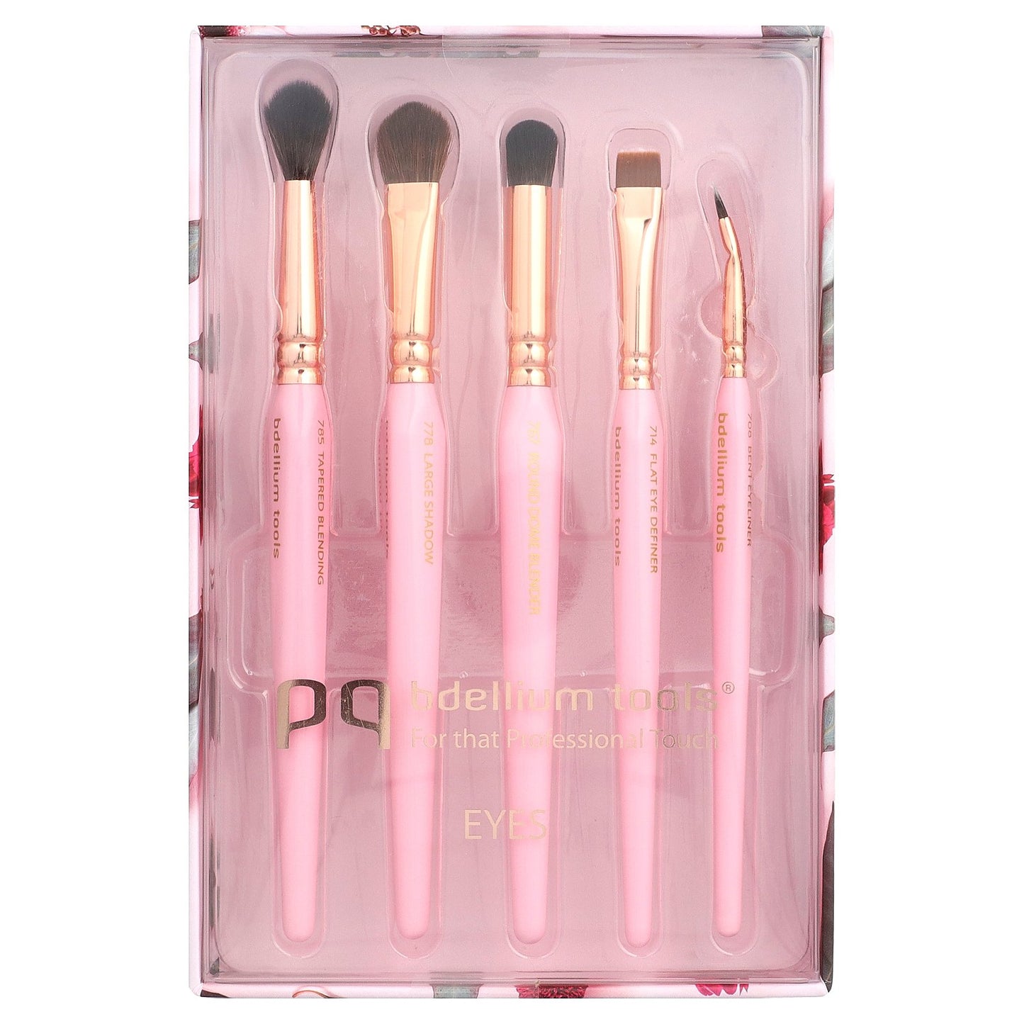 Bdellium Tools, Eyes Brush Set, 5 Brushes
