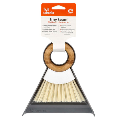 Full Circle, Tiny Team™, Mini Brush + Dustpan Set , 1 Count