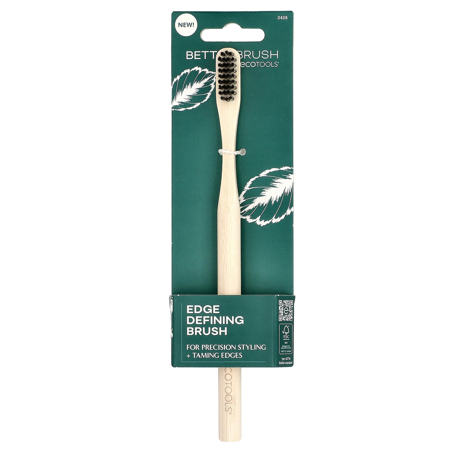 EcoTools, Edge Defining Brush, For Curly, Coily, + Wavy Hair, 1 Brush