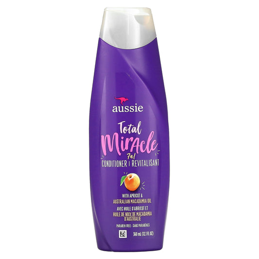 Aussie, Total Miracle 7 N 1 Conditioner with Apricot & Australian Macadamia Oil, 12.1 fl oz (360 ml)