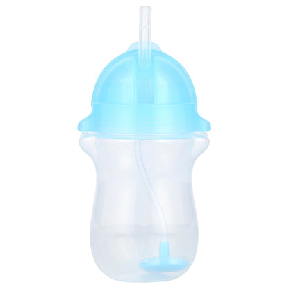 Munchkin, Any Angle™, Weighted Straw Cup, 12 Months+, Light Blue, 10 oz (296 ml)