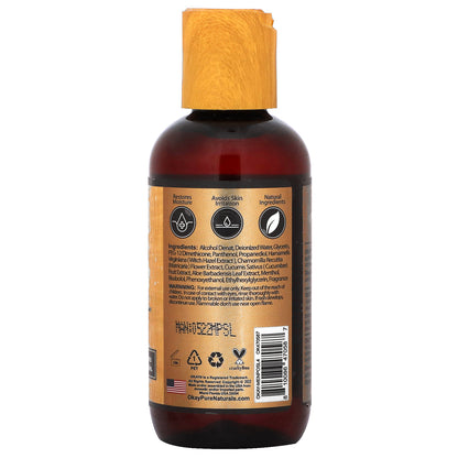 Okay Pure Naturals, Post-Shaving Liquid For Men, Cooling Effect, 4 oz (118 ml)