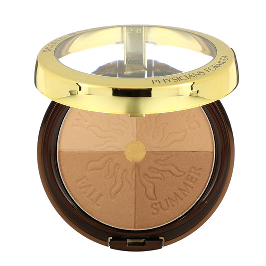 Physicians Formula, Bronze Booster, Glow-Boosting Season-To-Season Bronzer, Light To Medium, 0.27 oz (7.7 g)