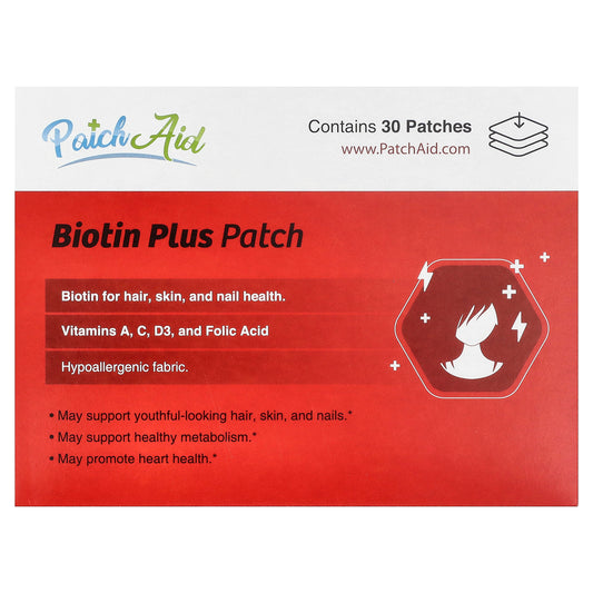 PatchAid, Biotin Plus Patch, 30 Patches