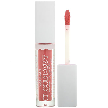 wet n wild, Cloud Pout, Marshmallow Lip Mousse, Pour Some Sugar On Me, 0.10 fl oz (3 ml)