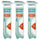 Cliganic, Organic Cotton Rounds Infused With Jojoba Oil , 3 Packs, (100 Cotton Rounds) Each