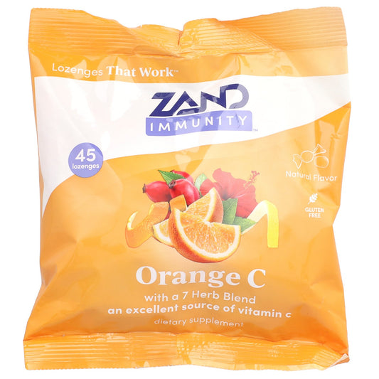 Zand, Immunity, Orange C, Natural, 45 Lozenges