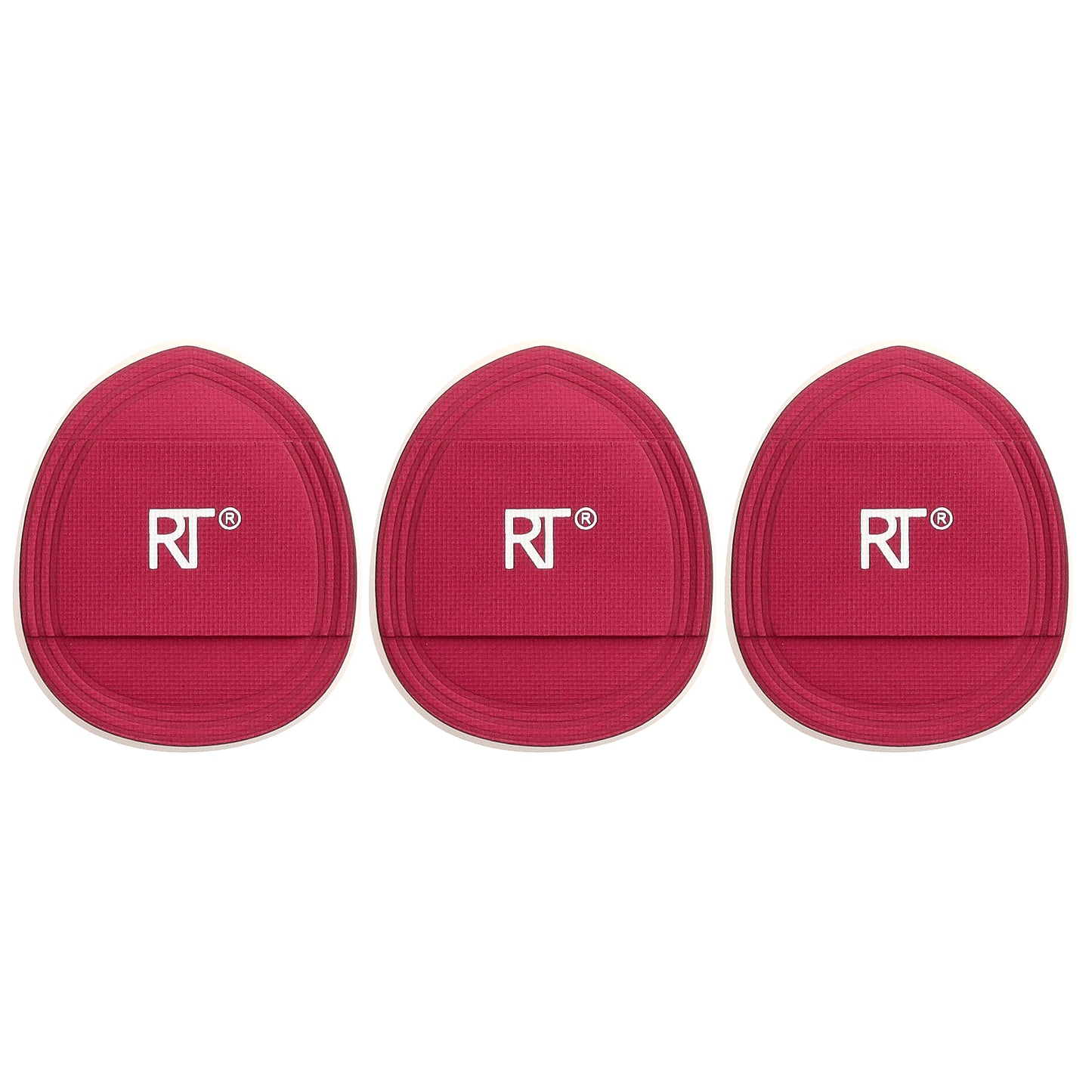 Real Techniques, Cherry On Top, Mini Marshmallow Puff Trio, 3 Count