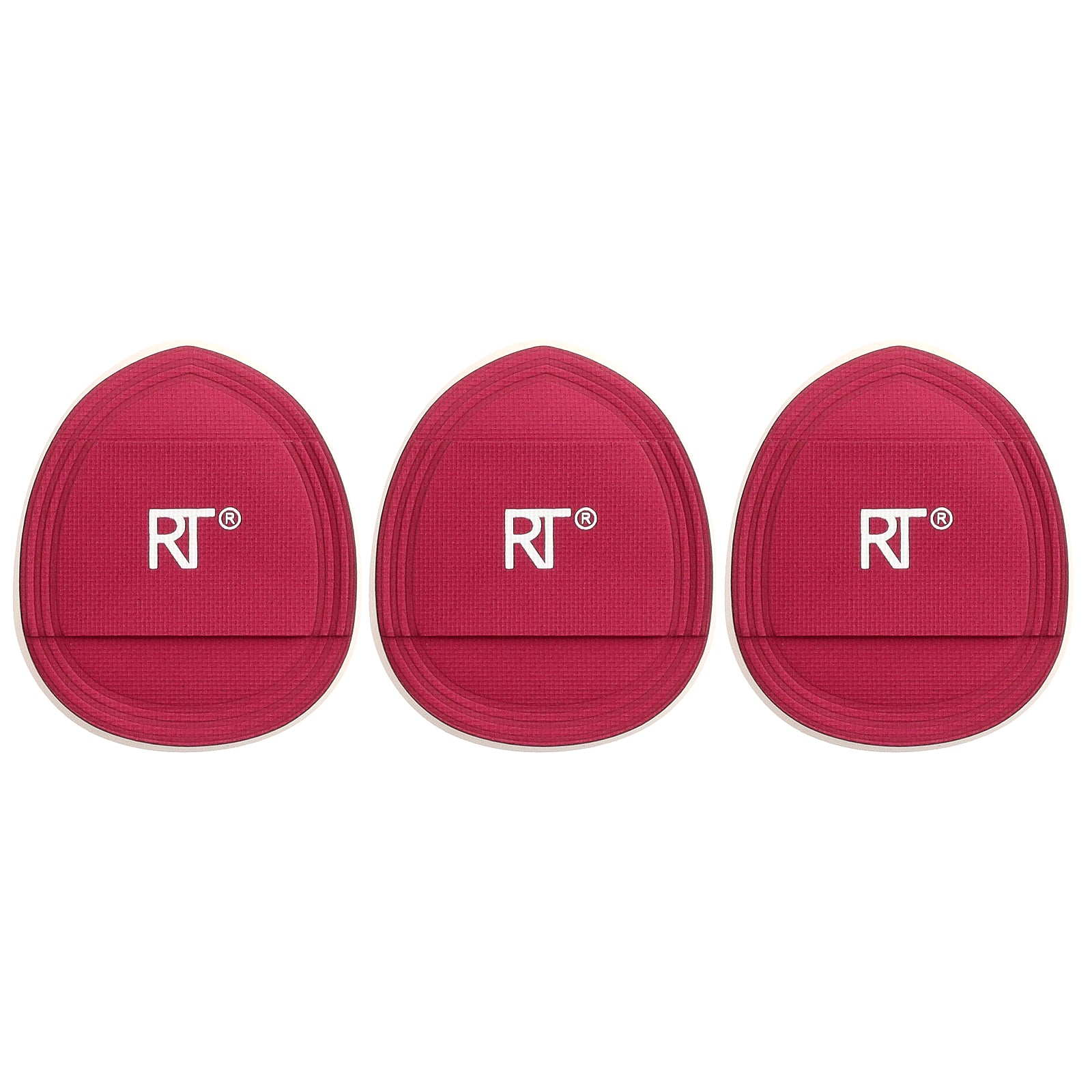 Real Techniques, Cherry On Top, Mini Marshmallow Puff Trio, 3 Count